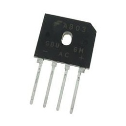 10 pcs : GBU6M - Bridge Rectifiers 6A Bridge Rectifier