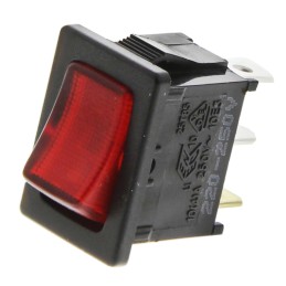 1 pcs - RS PRO Illuminated SPST, On-Off Rocker Switch Panel Mount