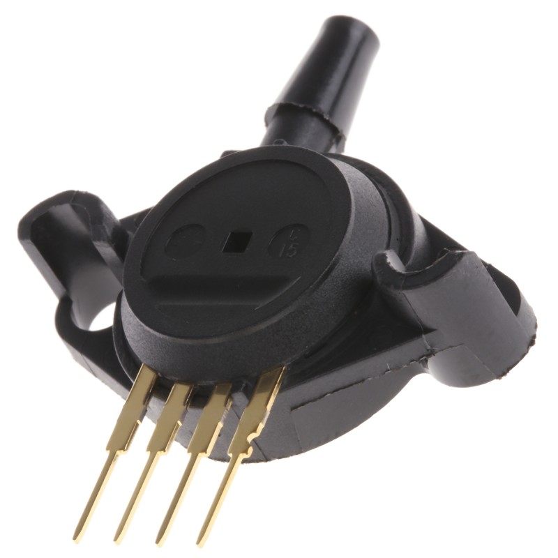 100 pcs - NXP Gauge Pressure Sensor, 200kPa Operating Max, Through-Hole Mount, 4-Pin, 800kPa Overload Max, Case 344B-01