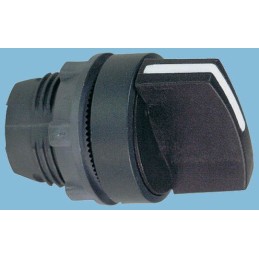 1 pcs - Schneider Electric Harmony XB5 Series 2 Position Selector Switch Head, 22mm Cutout, Black Handle