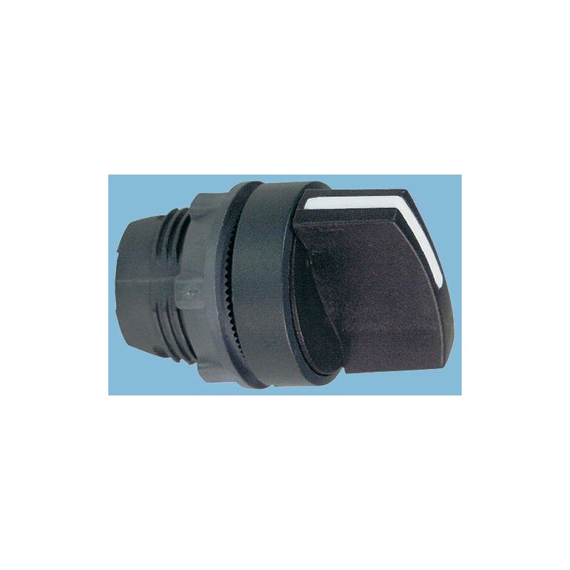 1 pcs - Schneider Electric Harmony XB5 Series 2 Position Selector Switch Head, 22mm Cutout, Black Handle
