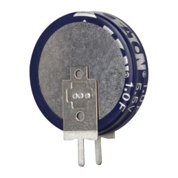 2 pcs - Eaton 1F Supercapacitor -20 - +80% Tolerance, 5.5V dc, Through Hole