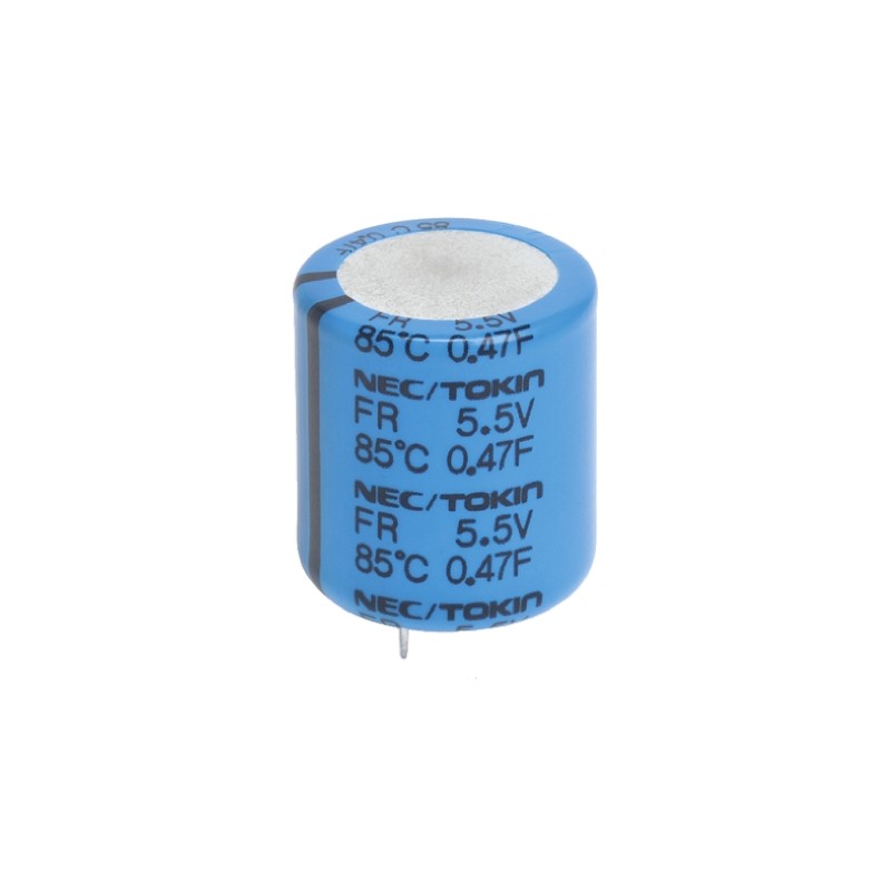 2 pcs - KEMET 22mF Supercapacitor -20 - +80% Tolerance, Supercap FR 5.5V dc, Through Hole
