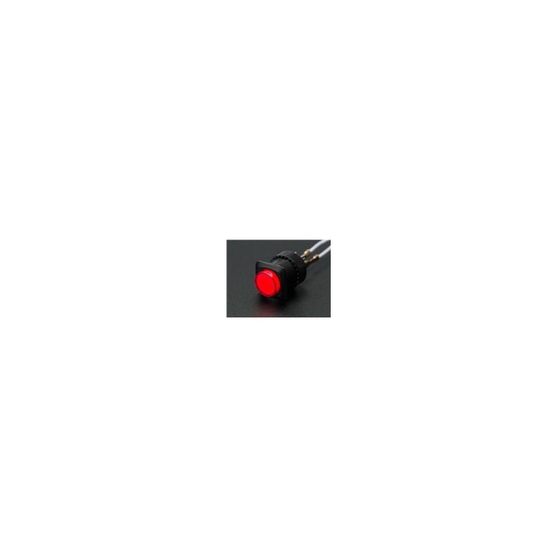 10 pcs : 1439 - Adafruit Accessories Illuminated Red Momentary Pushbutton