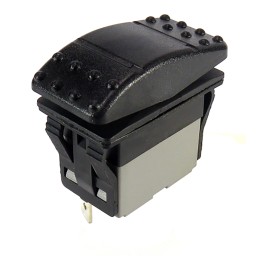 1 pcs - RS PRO Illuminated DPDT, On-Off-On Rocker Switch Panel Mount