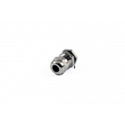 1 pcs - Hammond 1427BCG Series Grey Nickel Plated Brass Cable Gland, PG7 Thread, 3mm Min, 4mm Max, IP68