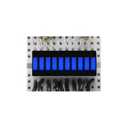 10 pcs : 1815 - Adafruit Accessories 10 Segment Light Bar Graph LED Blue