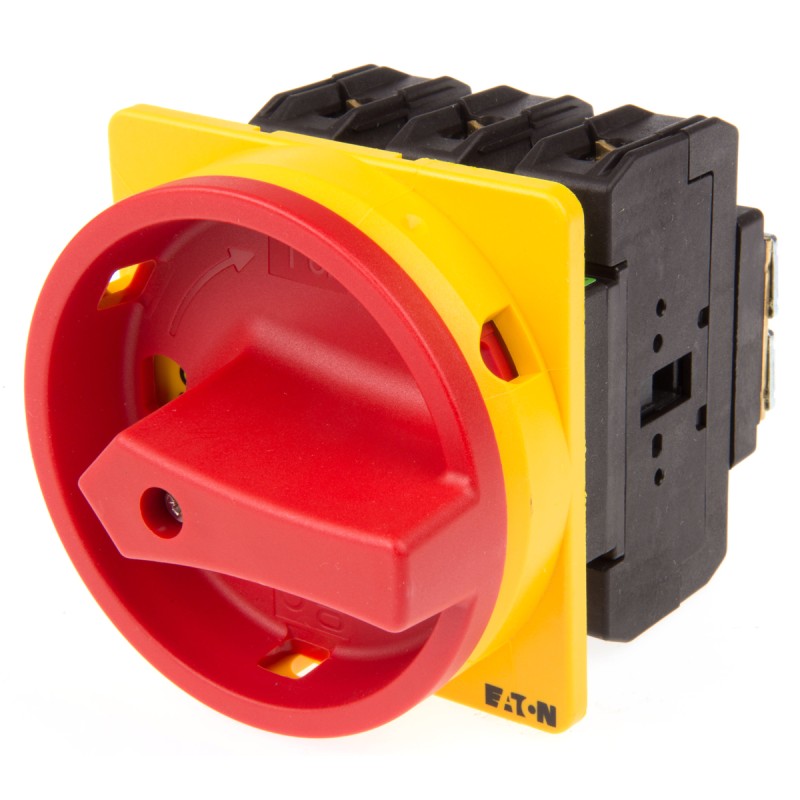 1 pcs - Eaton 3P Pole Panel Mount Isolator Switch - 100A Maximum Current, 55kW Power Rating, IP65