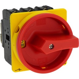 1 pcs - Eaton 3P Pole Panel Mount Isolator Switch - 100A Maximum Current, 55kW Power Rating, IP65