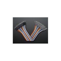 10 pcs : 1957 - Adafruit Accessories Premium Male/Male Jumper Wires - 20 x 6 (150mm)