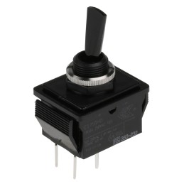 1 pcs - Arcolectric (Bulgin) Ltd Toggle Switch, Panel Mount, On-Off, DPST, Tab Terminal