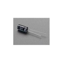10 pcs : 2192 - Adafruit Accessories 220uF 16V Electrolytic Capacitors - Pack of 10