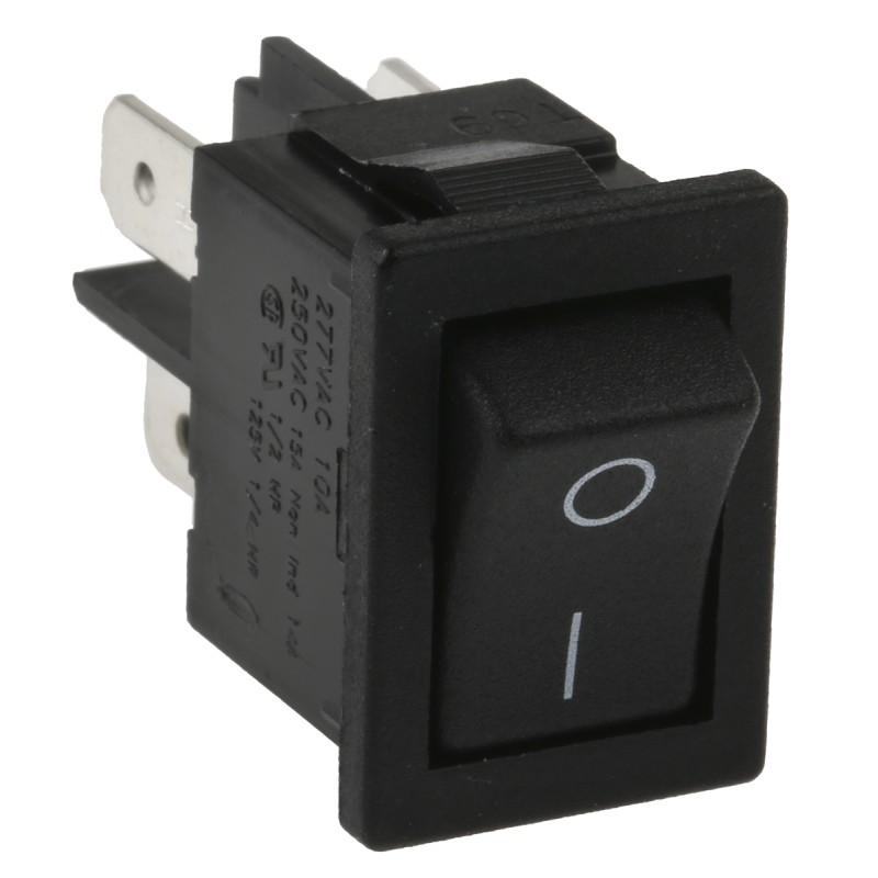 1 pcs - Arcolectric (Bulgin) Ltd DPST, On-Off Rocker Switch Panel Mount