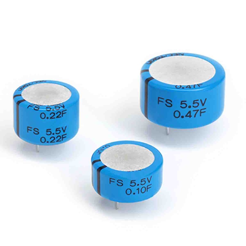 2 pcs - KEMET 47mF Supercapacitor -20 - +80% Tolerance, FS 5.5V dc, Through Hole