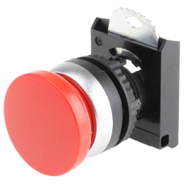 1 pcs - BACO Red Spring Return Push Button Head, 22mm Cutout, IP66