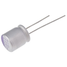 2 pcs - Panasonic 560μF Through Hole Polymer Capacitor, 20V dc
