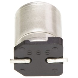 2 pcs - Panasonic 150μF Surface Mount Polymer Capacitor, 35V dc