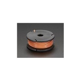10 pcs : 2986 - Adafruit Accessories Solid-Core Wire Spool - 25ft - 22AWG - Orange