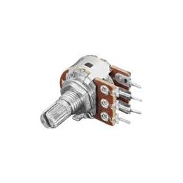 10 pcs : 3394 - Adafruit Accessories Panel Mount 10K Dual Log Potentiomtr