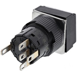 1 pcs - Schneider Electric Harmony XB6 Series Illuminated Push Button, Spring Return, Panel Mount, 16mm Cutout, SPDT, White