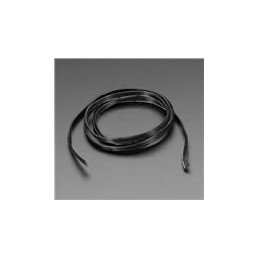 10 pcs : 3891 - Adafruit Accessories Silicone Cover Stranded-Core Ribbon Cable - 4 Wires 1 Meter Long - 28AWG Black