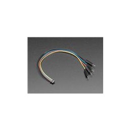 10 pcs : 4209 - Adafruit Accessories STEMMA QT / Qwiic JST SH 4-pin to Premium Male Headers Cable - 150mm Long
