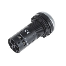 1 pcs - RS PRO Push Button Complete Unit, Panel Mount, 22mm Cutout, DPST, IP65