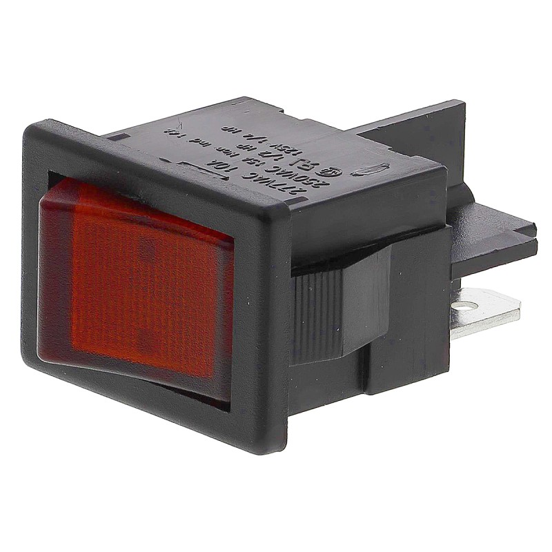 1 pcs - Arcolectric (Bulgin) Ltd Illuminated SPST, On-Off Rocker Switch Panel Mount