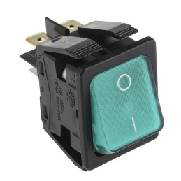 1 pcs - Arcolectric (Bulgin) Ltd Illuminated DPST, On-Off Rocker Switch Panel Mount