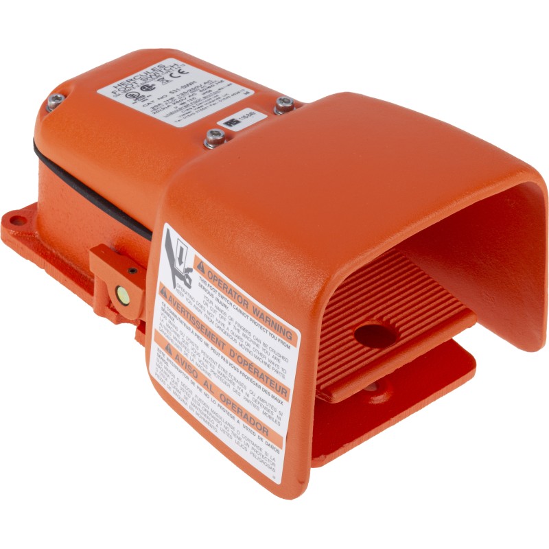 1 pcs - RS PRO Momentary Foot Switch - Cast Iron Case Material, SP-CO, 20 A @ 250 V ac Contact Current, 250V Contact Voltage