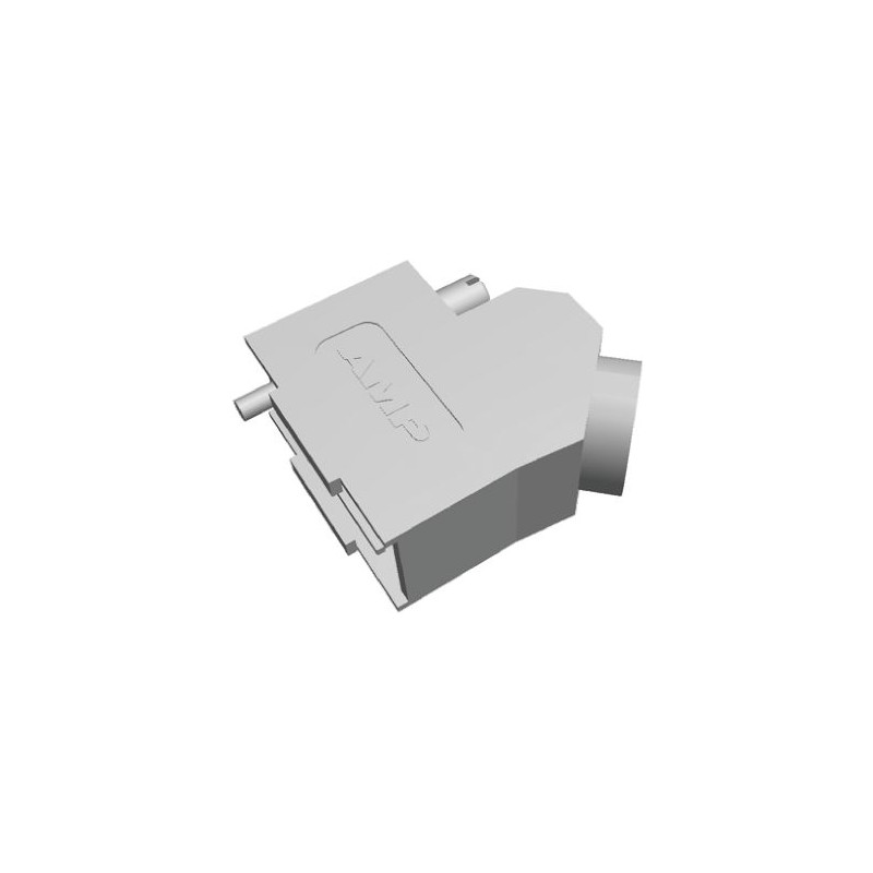 100 pcs - TE Connectivity ADK Series Zinc Angled D Sub Backshell, 9 Way, Strain Relief