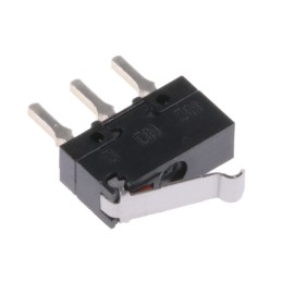 1 pcs - Panasonic Roller Lever Micro Switch, Through Hole Terminal, 100 mA @ 30 V dc, SP-CO
