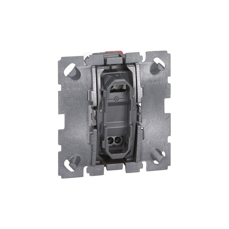 1 pcs - Legrand 2 Way Grey Switch Insert Module 10A, Celiane Series