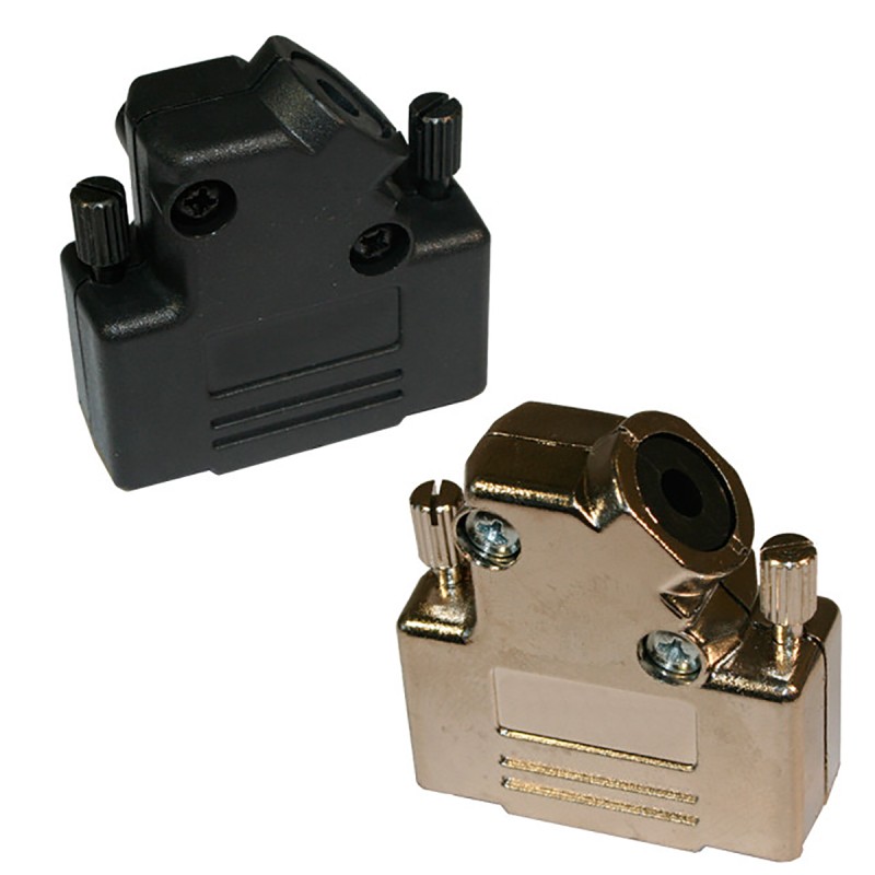 100 pcs - Norcomp 971 Series Zinc D Sub Backshell, 15 Way