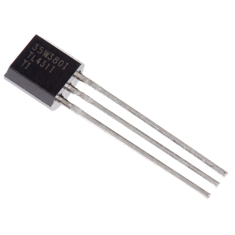 1000 pcs - Texas Instruments Adjustable Shunt Voltage Reference 2.5 - 36V ±2.0 % 3-Pin TO-92, TL431ILP