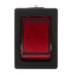 1 pcs - Arcolectric (Bulgin) Ltd Illuminated DPST, On-Off Rocker Switch Panel Mount