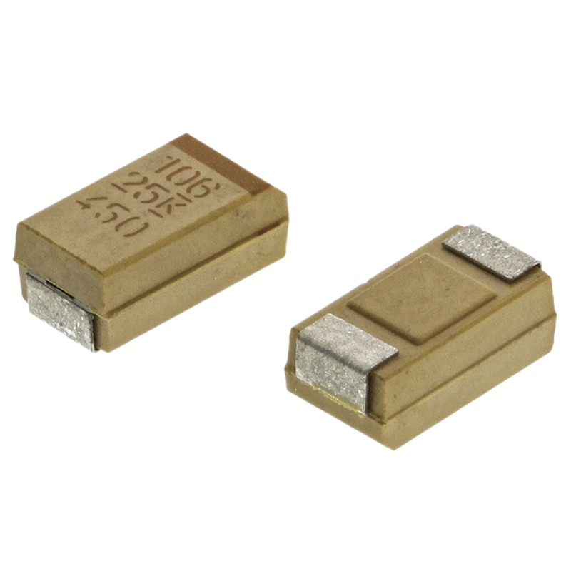 25 pcs - KEMET 10μF MnO2 Tantalum Capacitor 25V dc, T491 Series