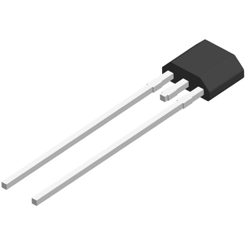 1000 pcs - Texas Instruments LMT01 Series Digital Temperature Sensor, Digital Output, Surface Mount, 1-Wire, ±0.7°C, 2 Pins