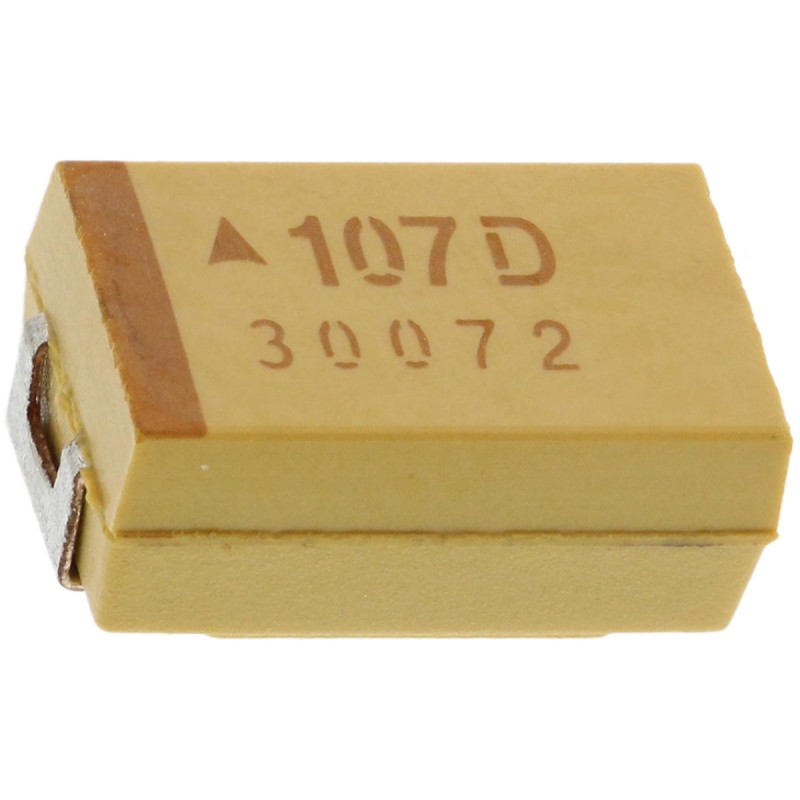 25 pcs - KYOCERA AVX 100μF MnO2 Tantalum Capacitor 20V dc, TAJ Series