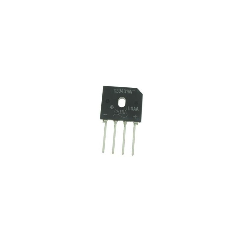 10 pcs : GBU4G-E3/45 - Bridge Rectifiers 400 Volt 4.0 Amp Glass Passivated