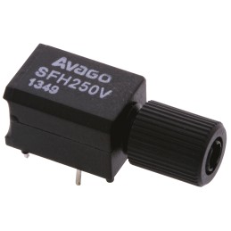 125 pcs - Broadcom SP000063852 850nm Fibre Optic Receiver, Round, Push-in Collet Connector