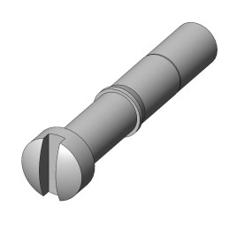 100 pcs - FCT from Molex, F-SGV1 Series Board Lock Screw For Use With D-Sub Connector