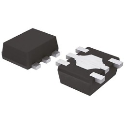 15 pcs - ROHM Temperature Sensor, Voltage Output, Surface Mount, Analogue, ±2.5°C, 5 Pins