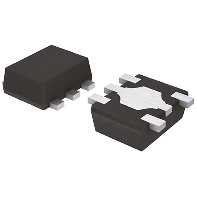 15 pcs - ROHM Temperature Sensor, Voltage Output, Surface Mount, Analogue, ±2.5°C, 5 Pins