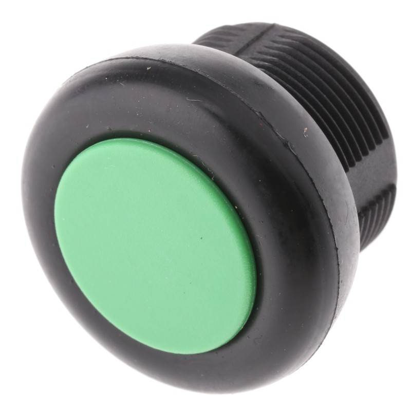 1 pcs - Schneider Electric Harmony XAC Series Green Front Mounting Push Button Head, 22mm Cutout, IP69