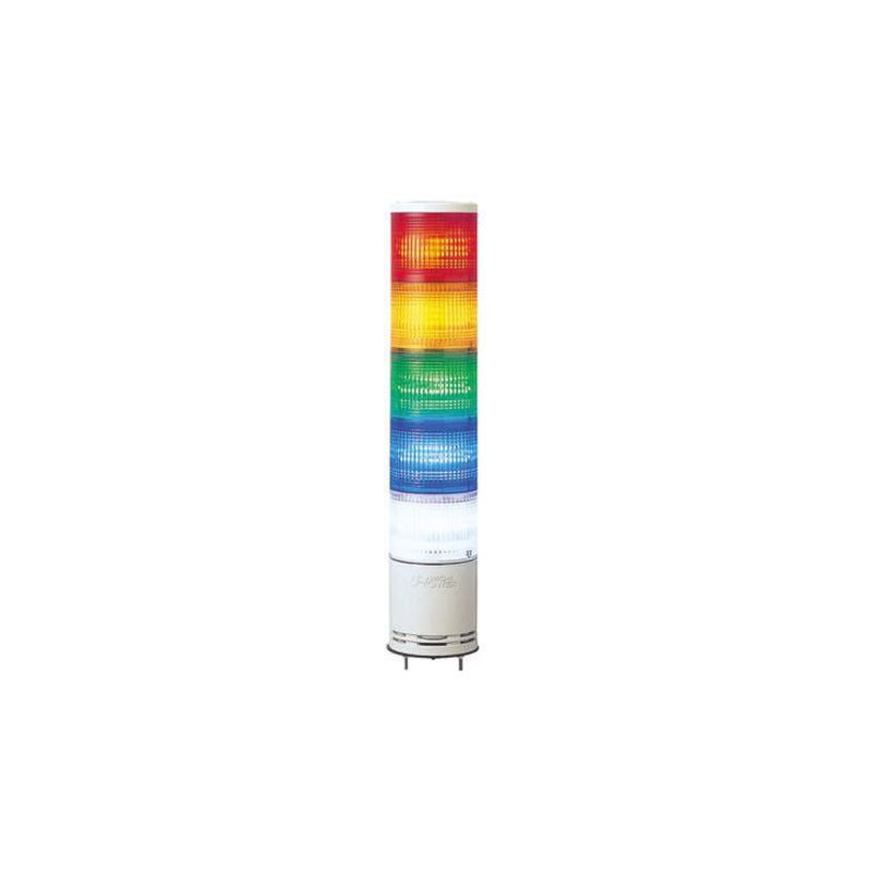 1 pcs - Schneider Electric Harmony XVC4 Series Red/Green/Amber/Blue/Clear Signal Tower, 5 Lights, 24 V ac/dc, Surface Mount