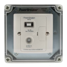 1 pcs - RS PRO 10A, 1 Gang Switched Fused Spur IP67