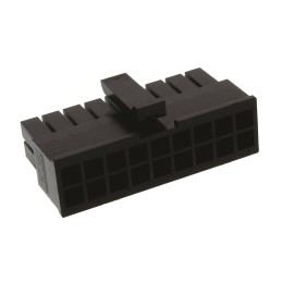 1000 pcs - Molex, Micro-Fit 3.0 Female Connector Housing, 3mm Pitch, 18 Way, 2 Row
