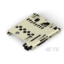 1000 pcs - TE Connectivity 8 Way Right Angle Micro SD SD Card Connector With Solder Termination
