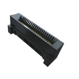 112 pcs - Samtec HSEC8-PE Series Vertical Female Edge Connector, Surface Mount, 20-Contacts, 0.8mm Pitch, 2-Row, Solder